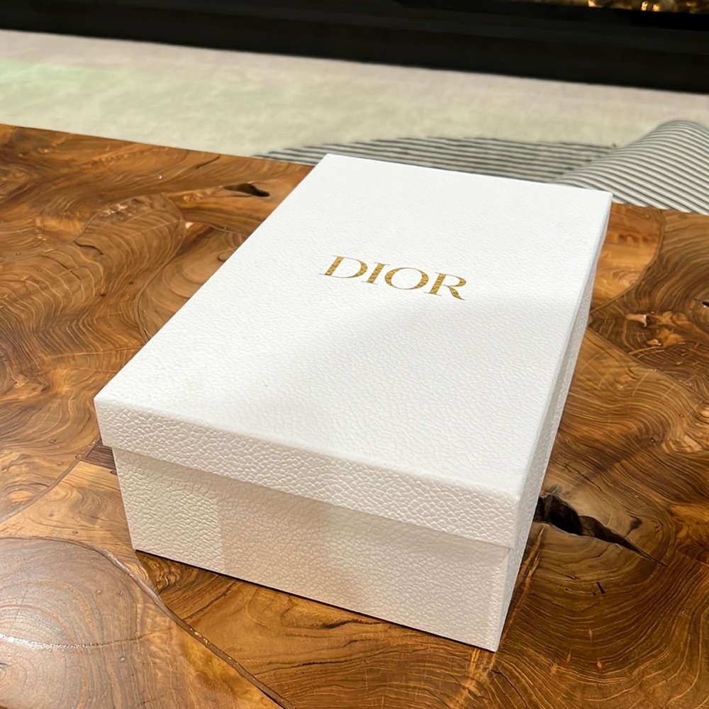 Empty White Authentic Dior Box
